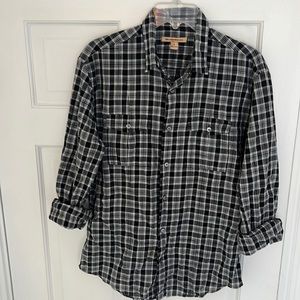 Men’s John Varvatos plaid shirt